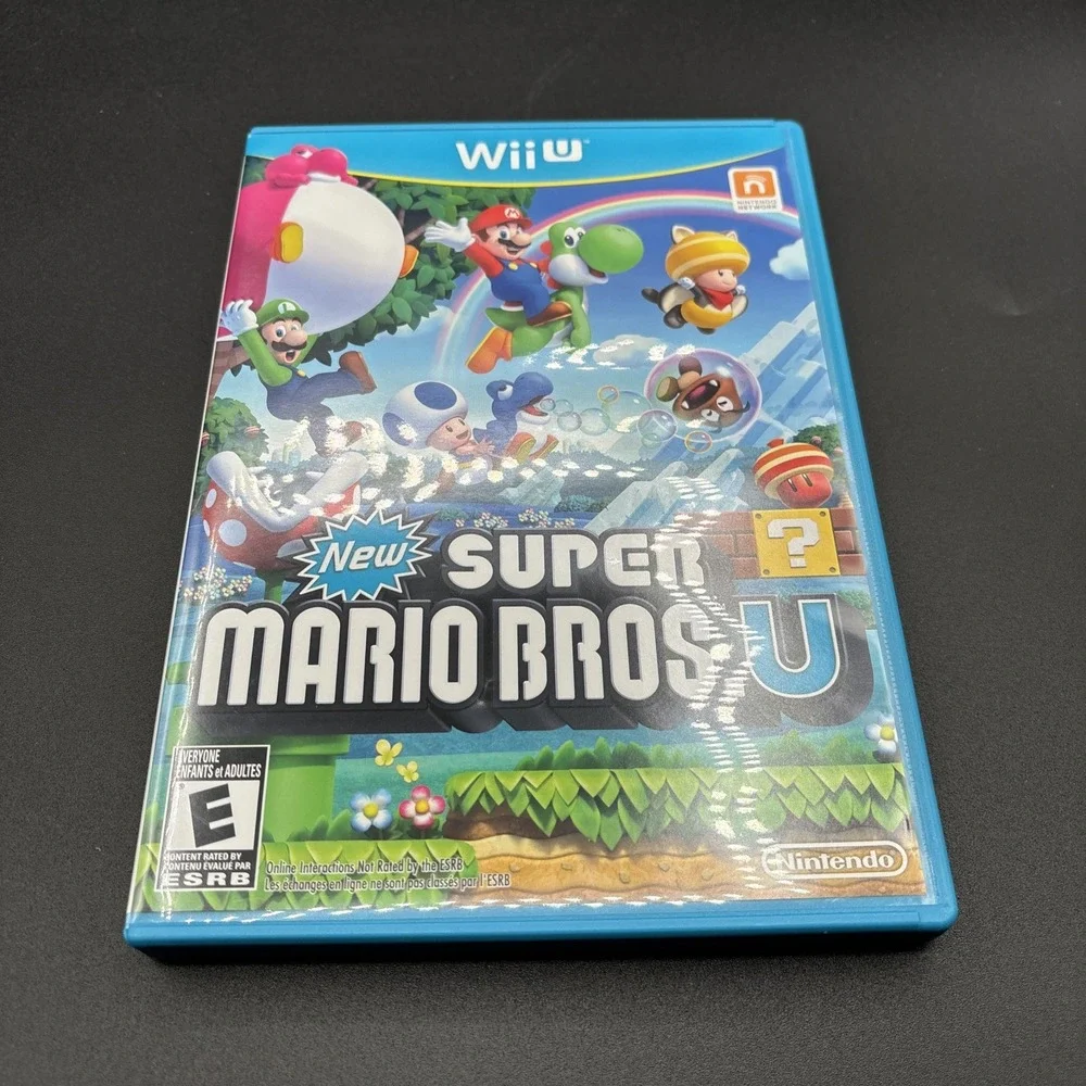 New Super Mario Bros. U Nintendo Wii U Platformer Video Game CIB Complete Tested